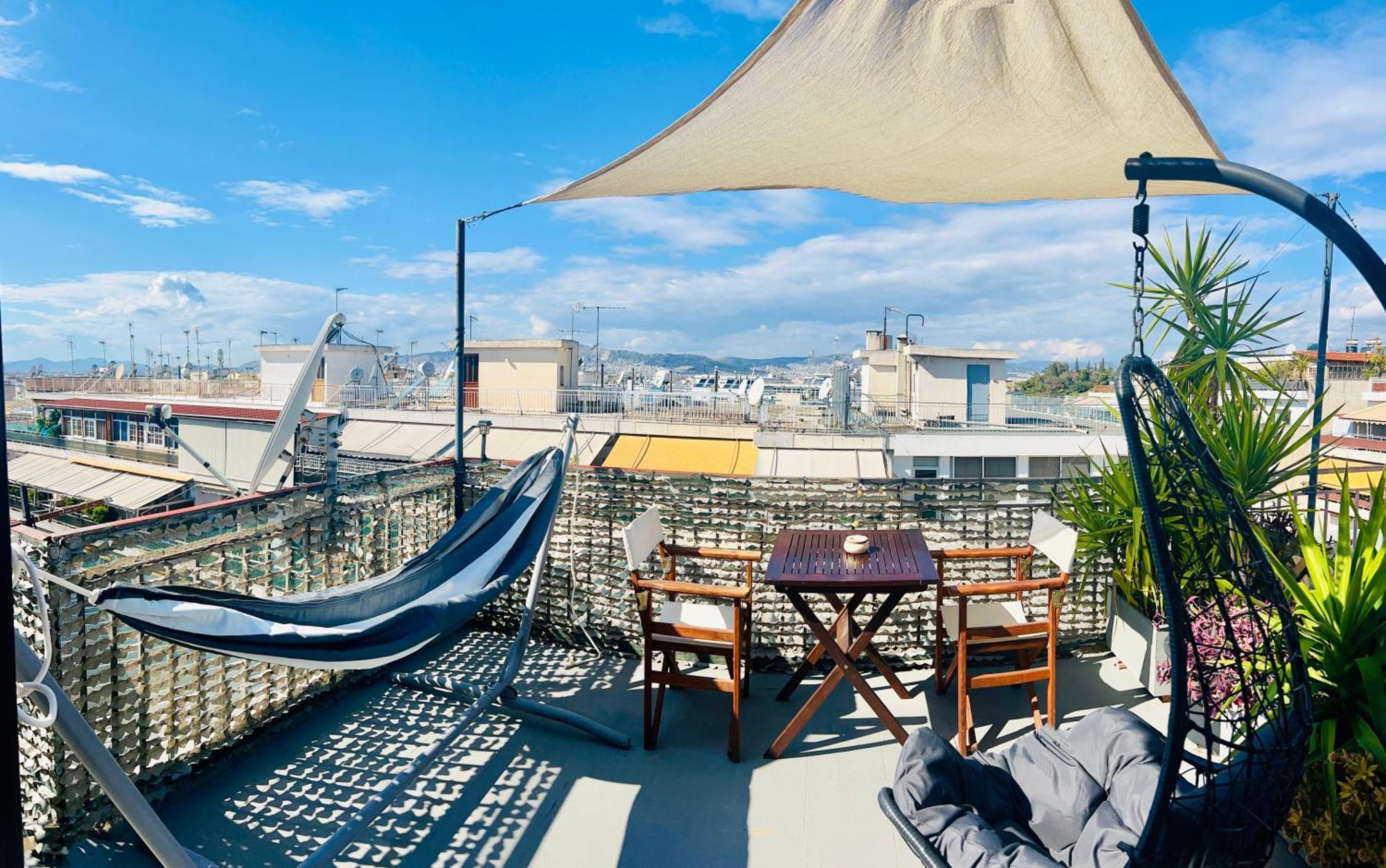 Olympus! Athens! Studio In The Sky!! 20' Walk To The Acropolis Buitenkant foto